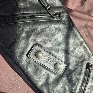 Alexander McQueen Dark Leather Accessory